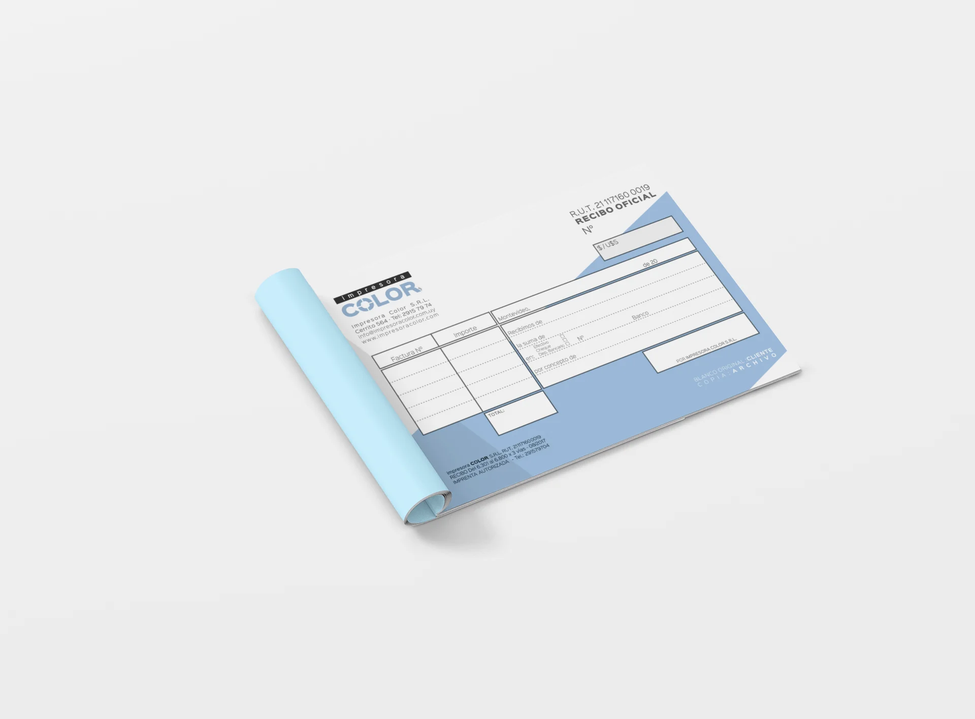 BOLETAS DGI Papel Autocopiante - Imagen 2